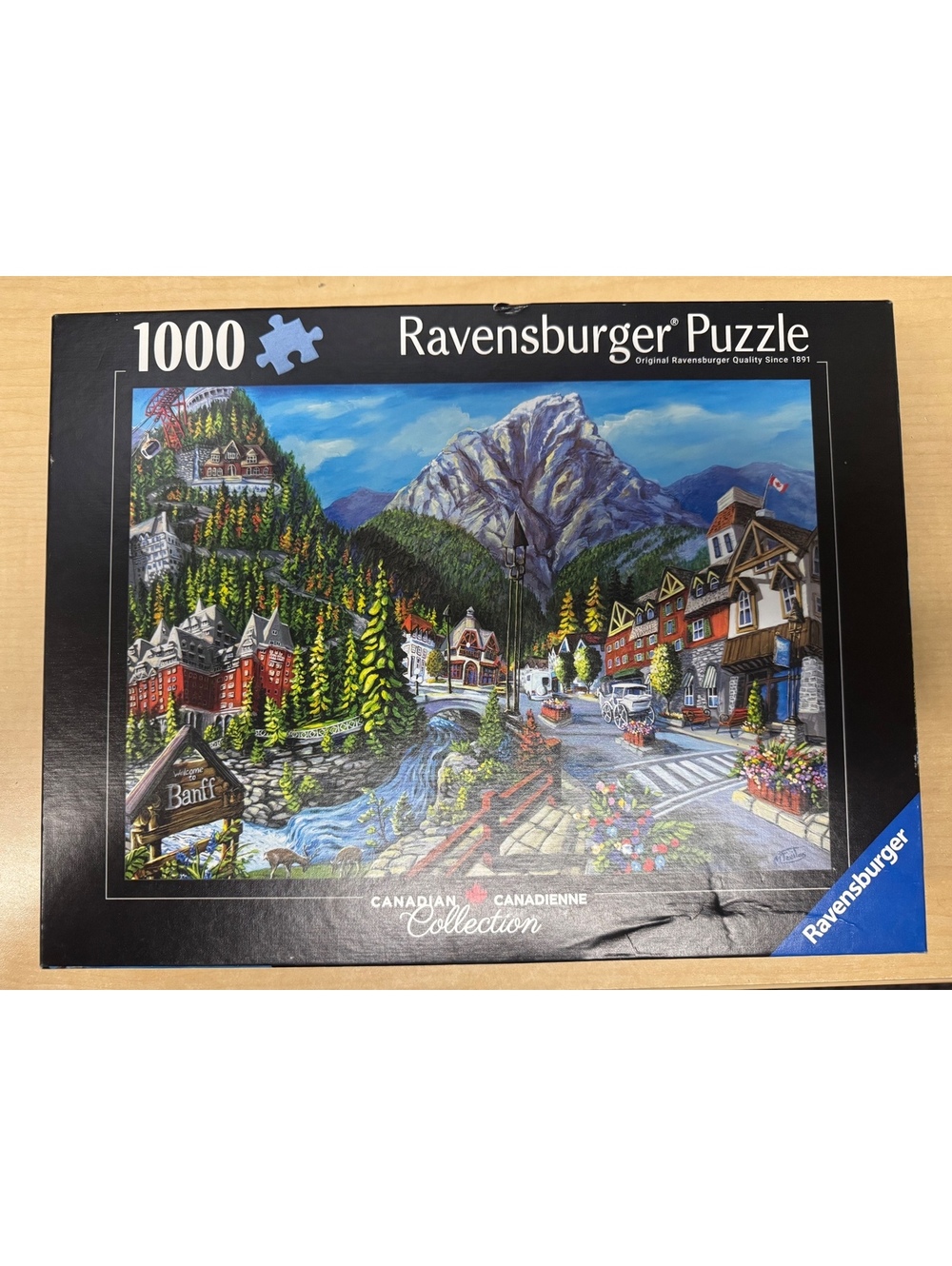 Ravensburger Welcome to Banff 1000 piece puzzle PZ5